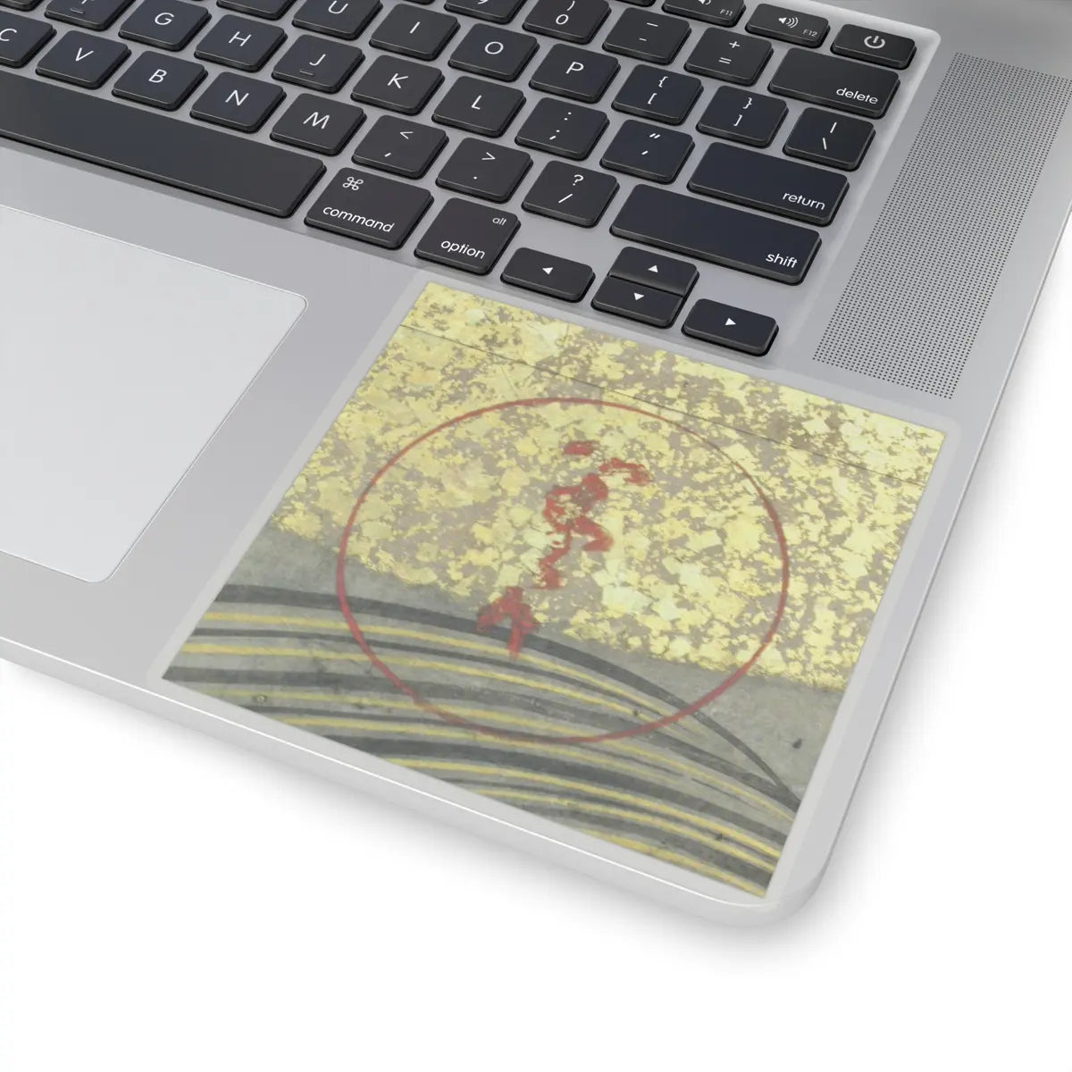 Tawaraya Sōtatsu - Boats upon Waves - mid- to late 17th century v5 - STICKER Vinyl Kiss-Cut Decal