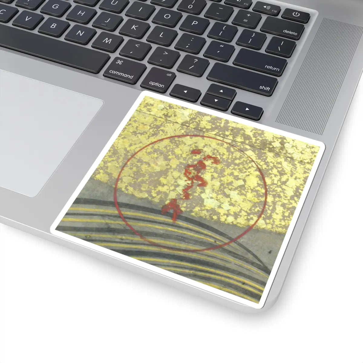 Tawaraya Sōtatsu - Boats upon Waves - mid- to late 17th century v5 - STICKER Vinyl Kiss-Cut Decal