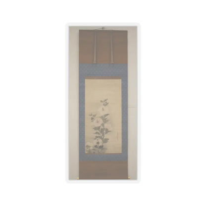 Tawaraya Sōtatsu - White Hollyhocks - 17th century v3 - STICKER Vinyl Kiss-Cut Decal