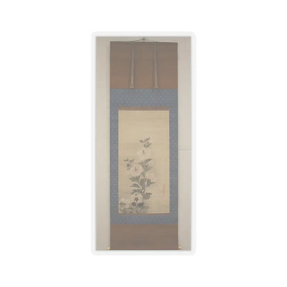 Tawaraya Sōtatsu - White Hollyhocks - 17th century v3 - STICKER Vinyl Kiss-Cut Decal