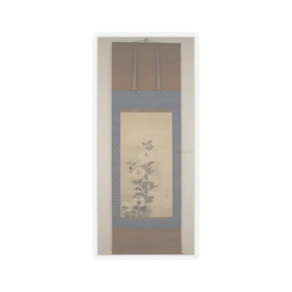 Tawaraya Sōtatsu - White Hollyhocks - 17th century v3 - STICKER Vinyl Kiss-Cut Decal