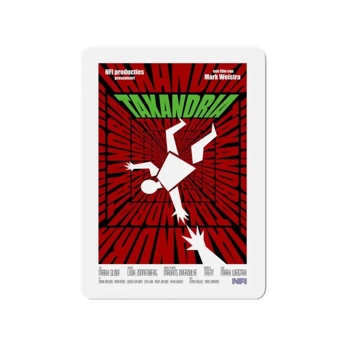 TAXANDRIA 1994 Movie Poster - Refrigerator Magnet 3 Inch Die-Cut - The Sticker Space