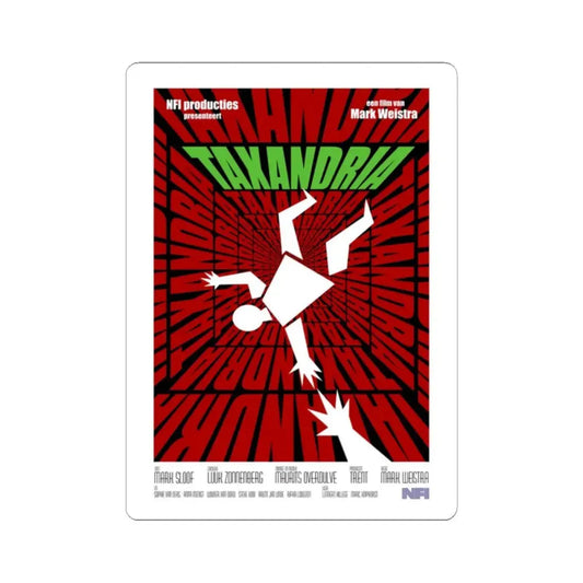 TAXANDRIA 1994 Movie Poster - STICKER Vinyl Kiss-Cut Decal 2 Inch White - The Sticker Space