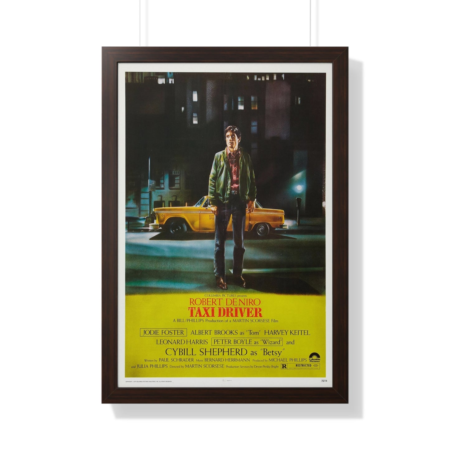 TAXI DRIVER 1976 - Framed Movie Poster-20" x 30"-The Sticker Space