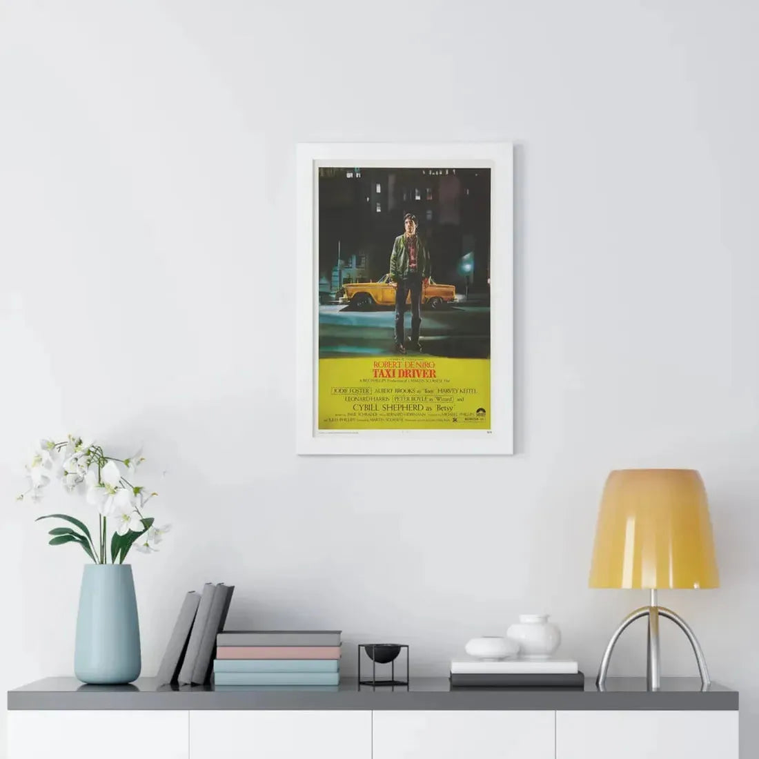 TAXI DRIVER 1976 - Framed Movie Poster - The Sticker Space