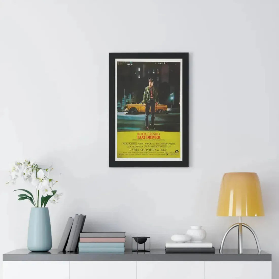 TAXI DRIVER 1976 - Framed Movie Poster - The Sticker Space