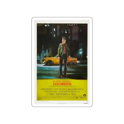 TAXI DRIVER 1976 Movie Poster STICKER Vinyl Die-Cut Decal 3 Inch - The Sticker Space