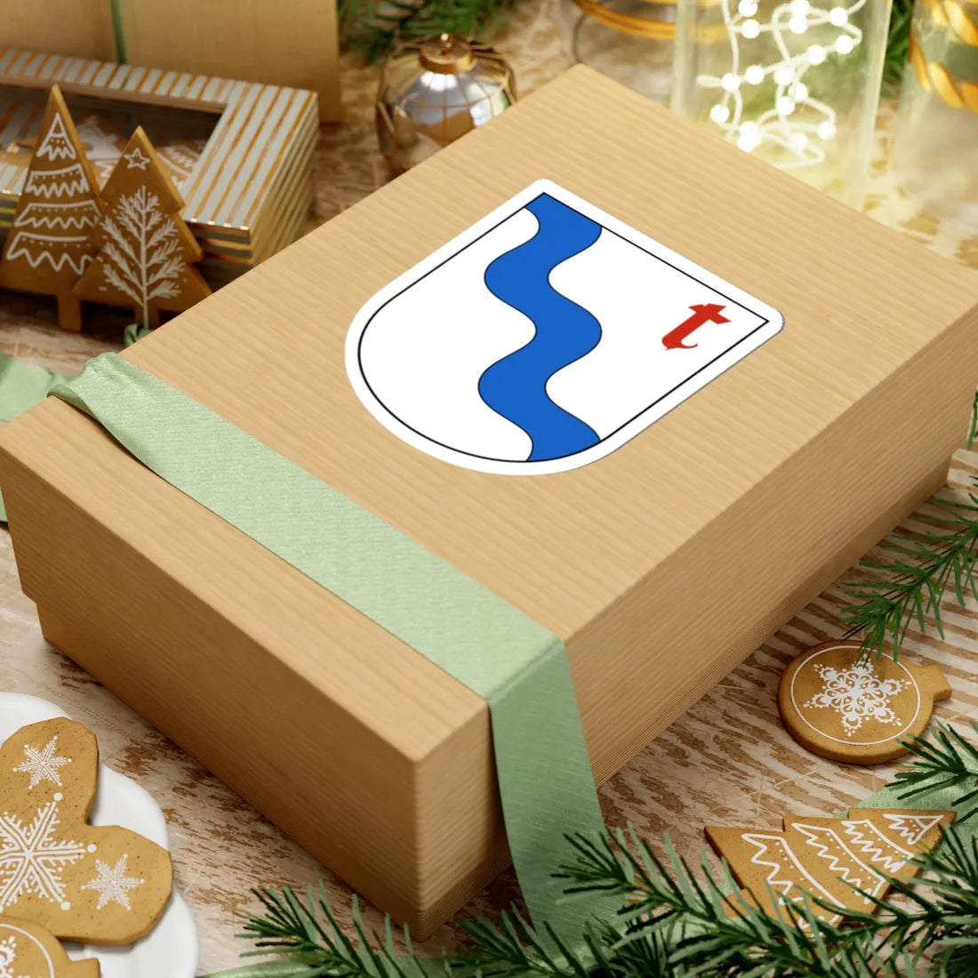 Tübach-blazon (Switzerland) (Coat of Arms) STICKER Vinyl Kiss-Cut Decal - The Sticker Space