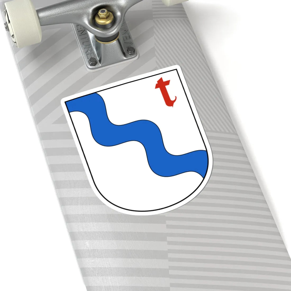 Tübach-blazon (Switzerland) (Coat of Arms) STICKER Vinyl Kiss-Cut Decal - The Sticker Space