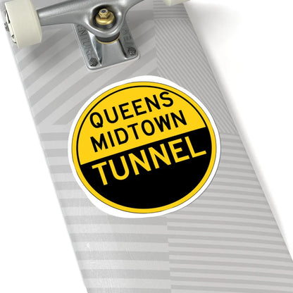 TBTA QUEENS-MIDTOWN TUNNEL (New York) (Road Sign) STICKER Vinyl Kiss-Cut Decal - The Sticker Space