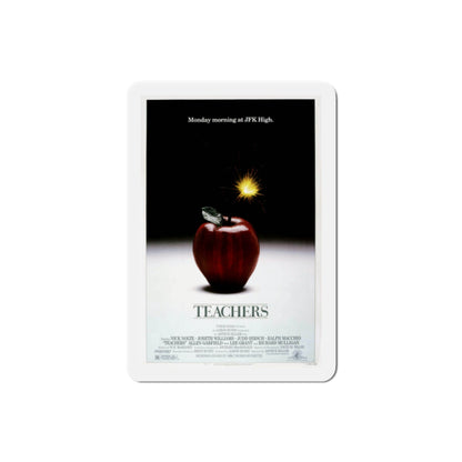 Teachers 1984 Movie Poster Die-Cut Magnet-2" x 2"-The Sticker Space