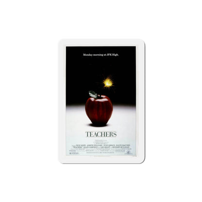 Teachers 1984 Movie Poster Die-Cut Magnet-3" x 3"-The Sticker Space