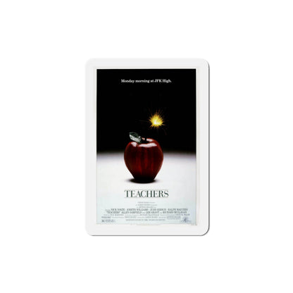 Teachers 1984 Movie Poster Die-Cut Magnet-4" x 4"-The Sticker Space