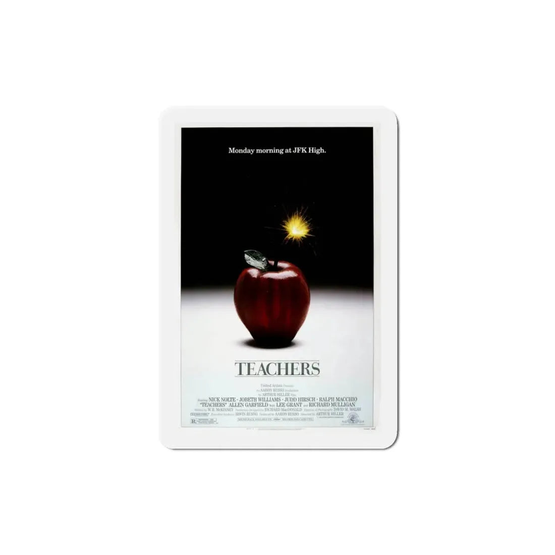 Teachers 1984 Movie Poster Refrigerator Magnet 3 Inch - The Sticker Space