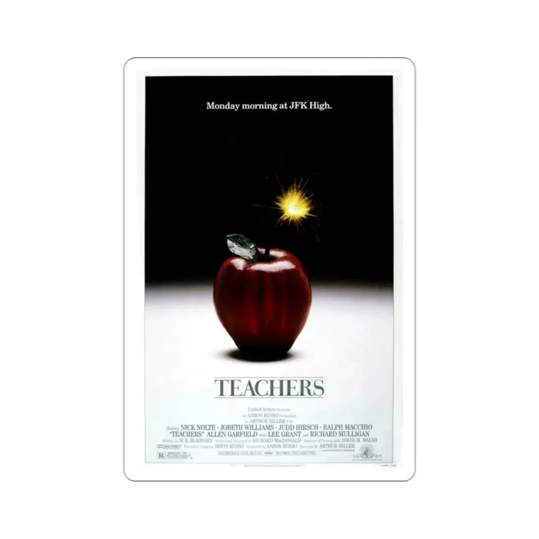 Teachers 1984 Movie Poster STICKER Vinyl Die-Cut Decal 2 Inch - The Sticker Space