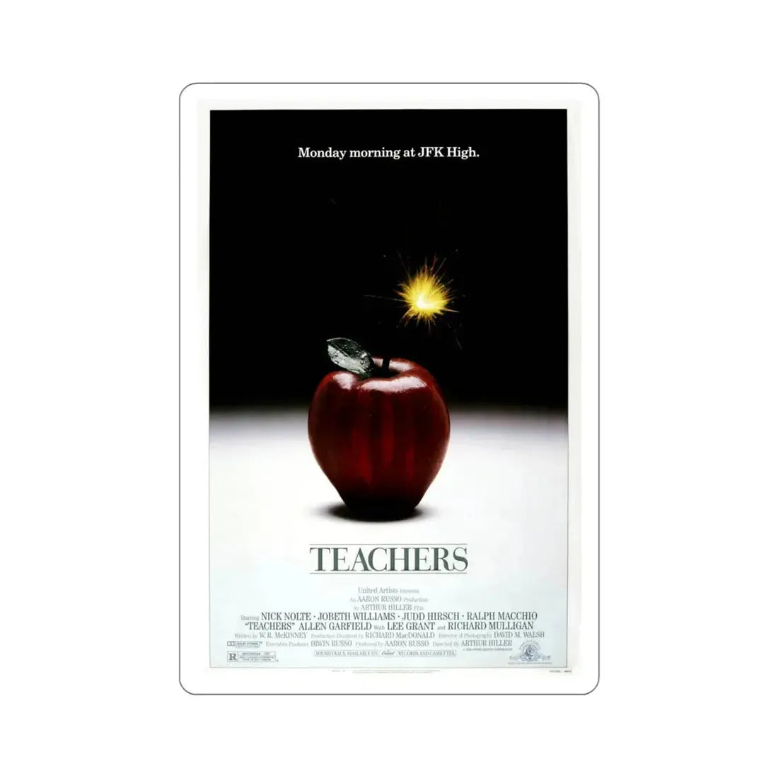 Teachers 1984 Movie Poster STICKER Vinyl Die-Cut Decal 6 Inch - The Sticker Space