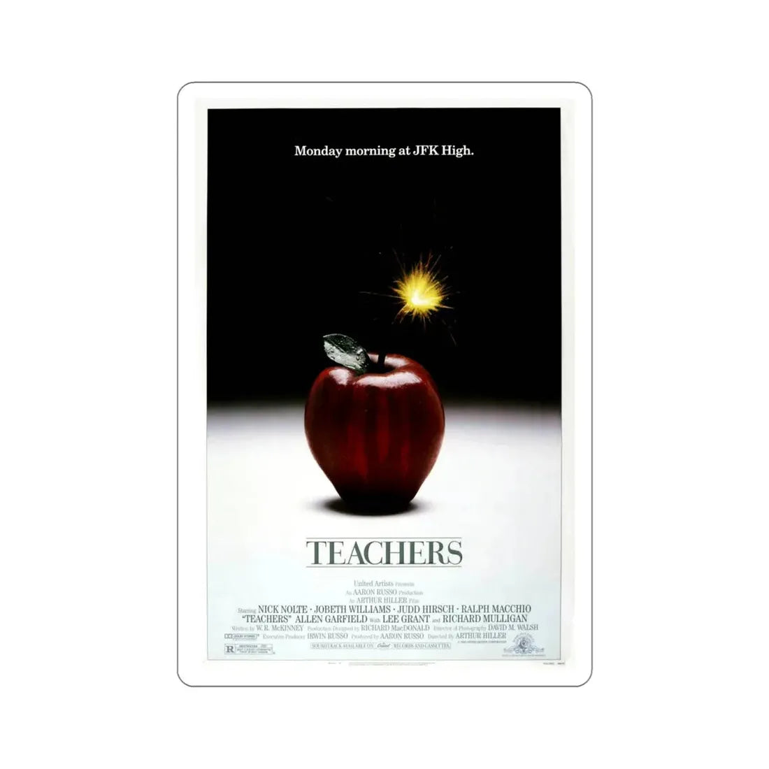Teachers 1984 Movie Poster STICKER Vinyl Die-Cut Decal 6 Inch - The Sticker Space