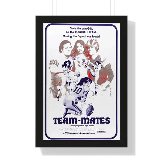 TEAM-MATES 1978 - Framed Movie Poster 16″ x 24″ Black - The Sticker Space
