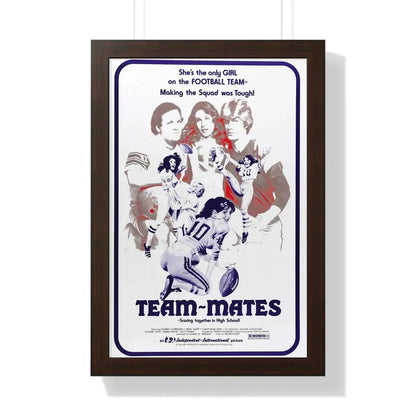 TEAM-MATES 1978 - Framed Movie Poster 16″ x 24″ Walnut - The Sticker Space