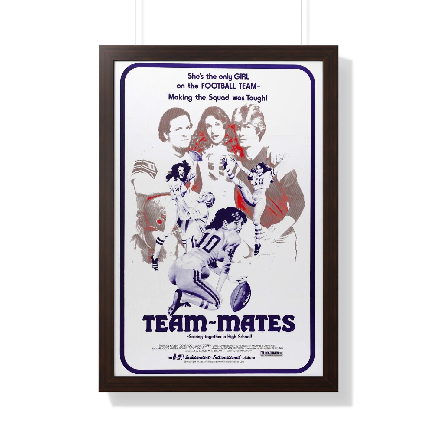 TEAM-MATES 1978 - Framed Movie Poster-20" x 30"-The Sticker Space