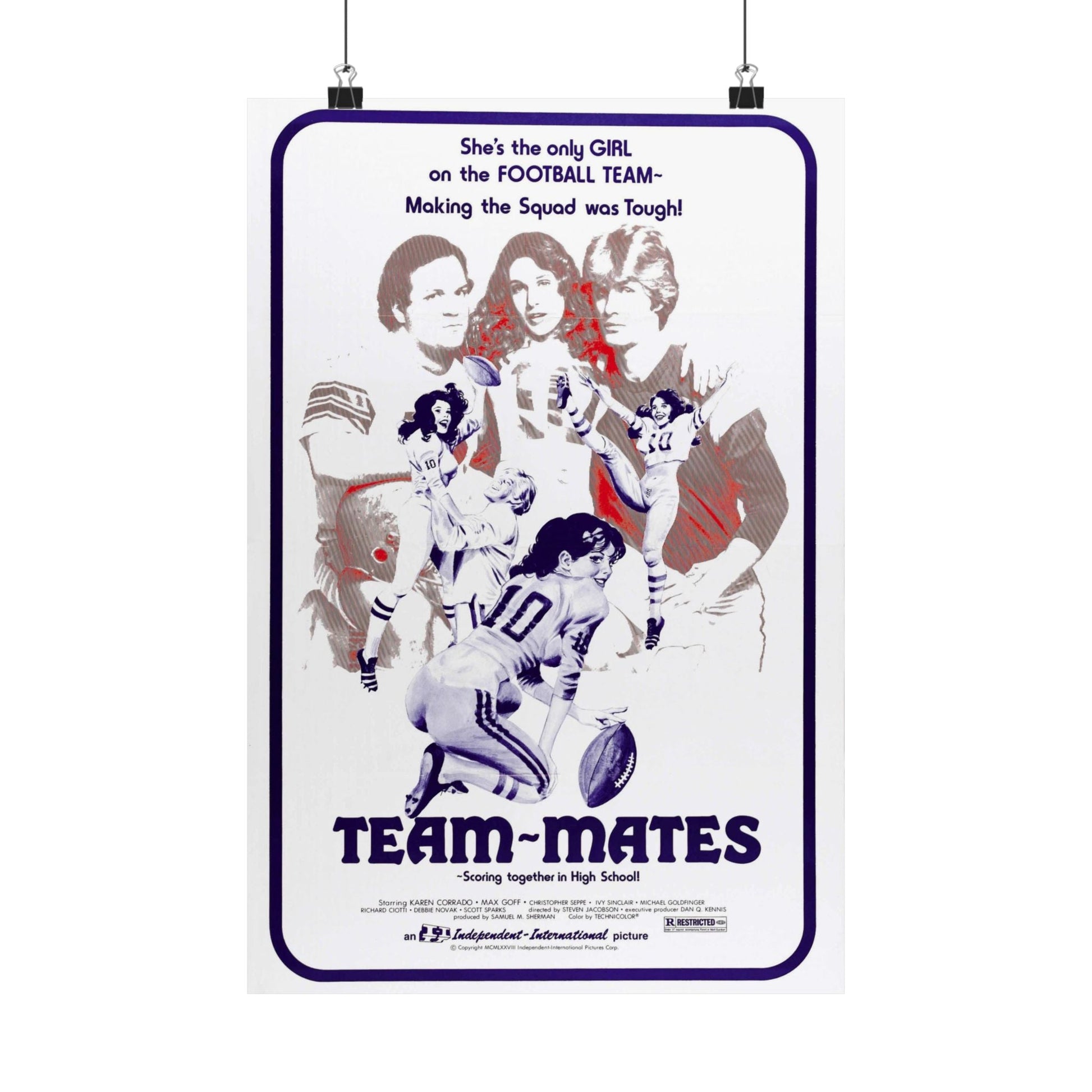 TEAM-MATES 1978 - Paper Movie Poster-12″ x 18″-The Sticker Space