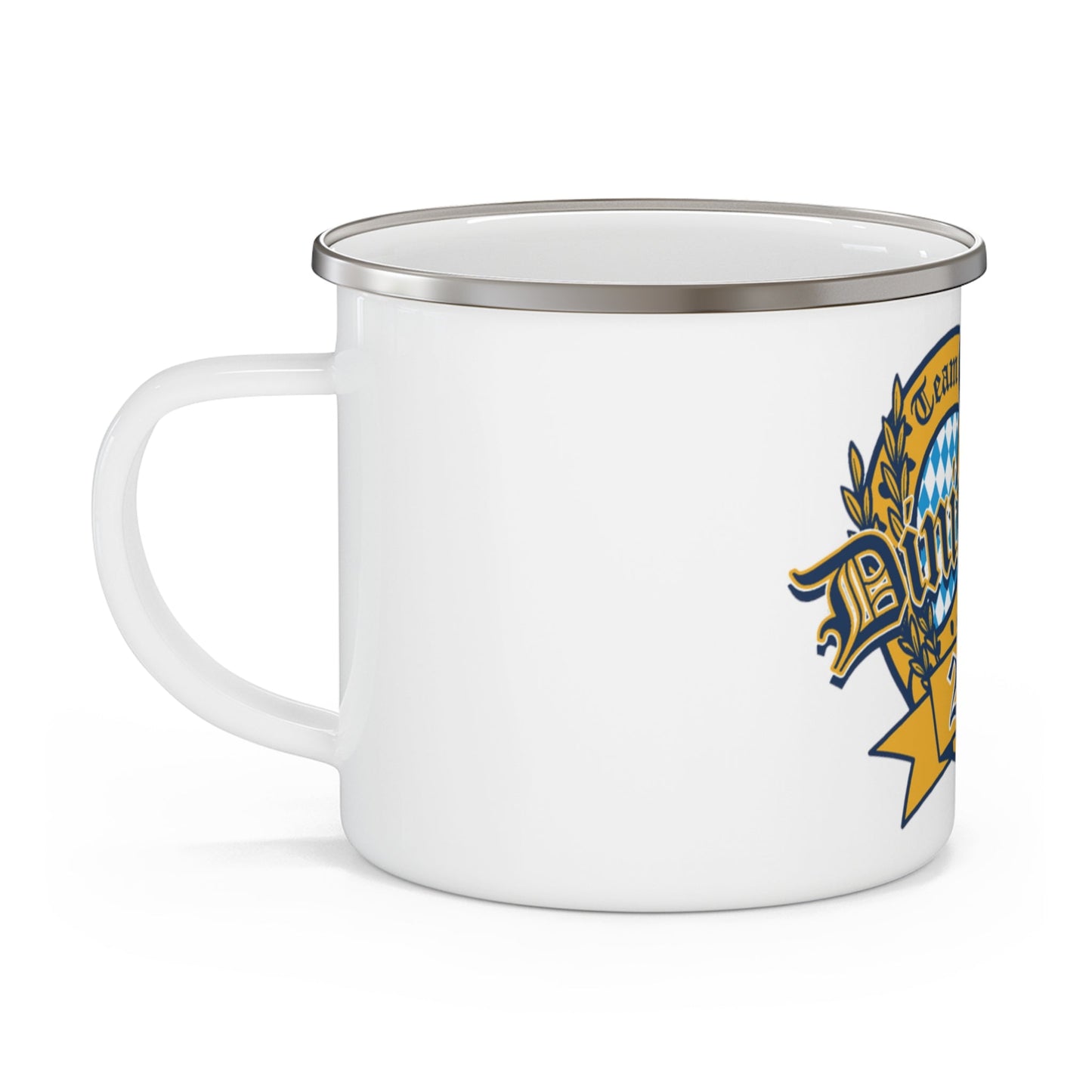 Team Ships Dining Out 2019 (U.S. Navy) Enamel Mug 12oz-12oz-The Sticker Space