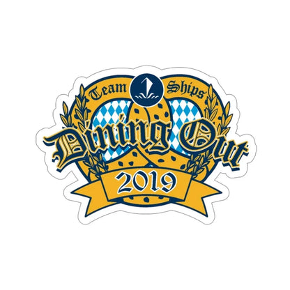 Team Ships Dining Out 2019 (U.S. Navy) STICKER Vinyl Die-Cut Decal 5 Inch - The Sticker Space