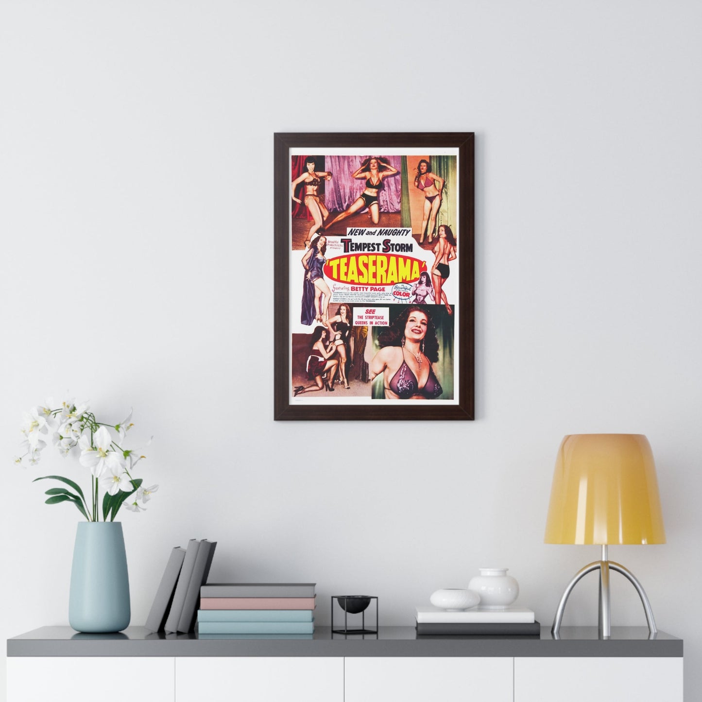 TEASERAMA 1955 - Framed Movie Poster-The Sticker Space