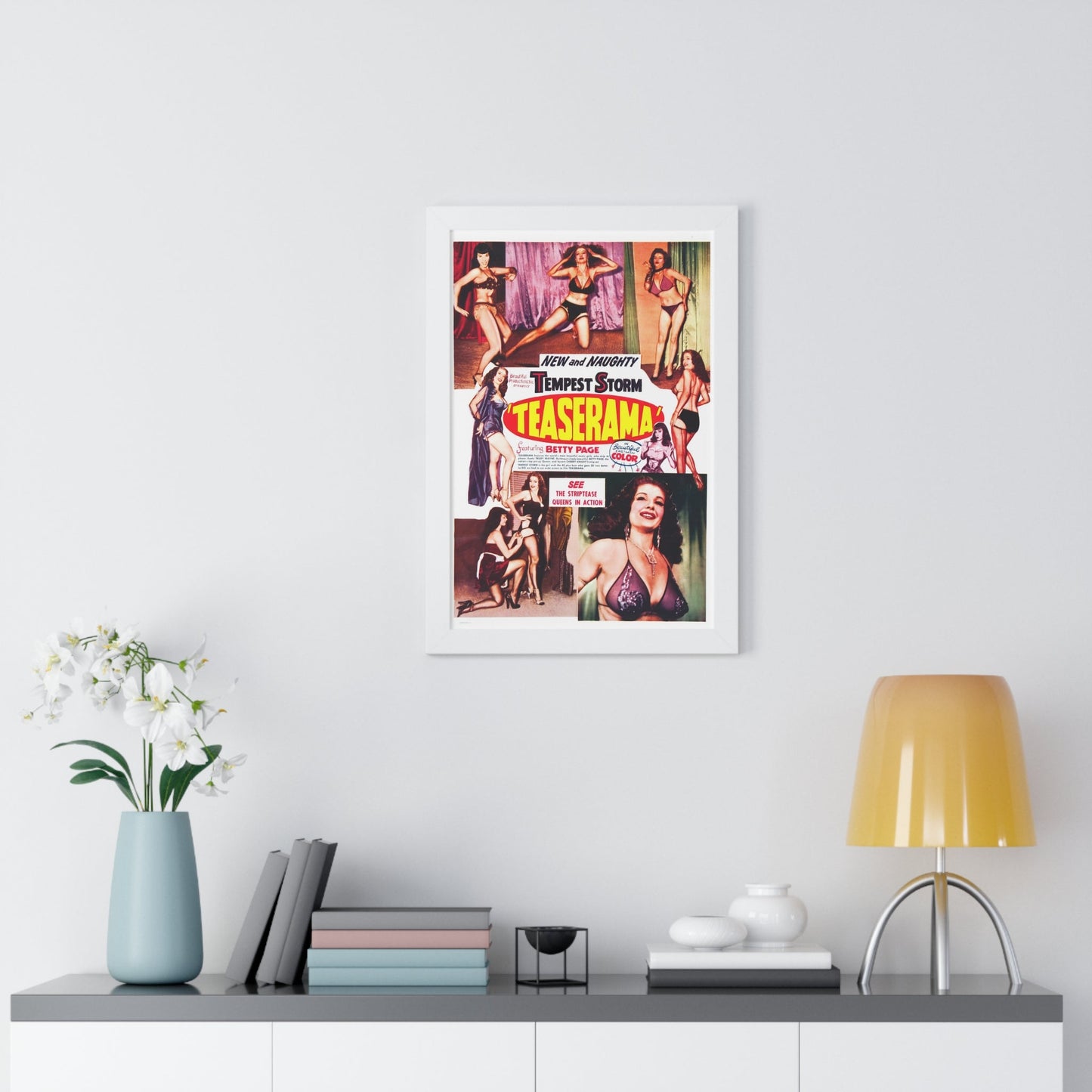 TEASERAMA 1955 - Framed Movie Poster-The Sticker Space