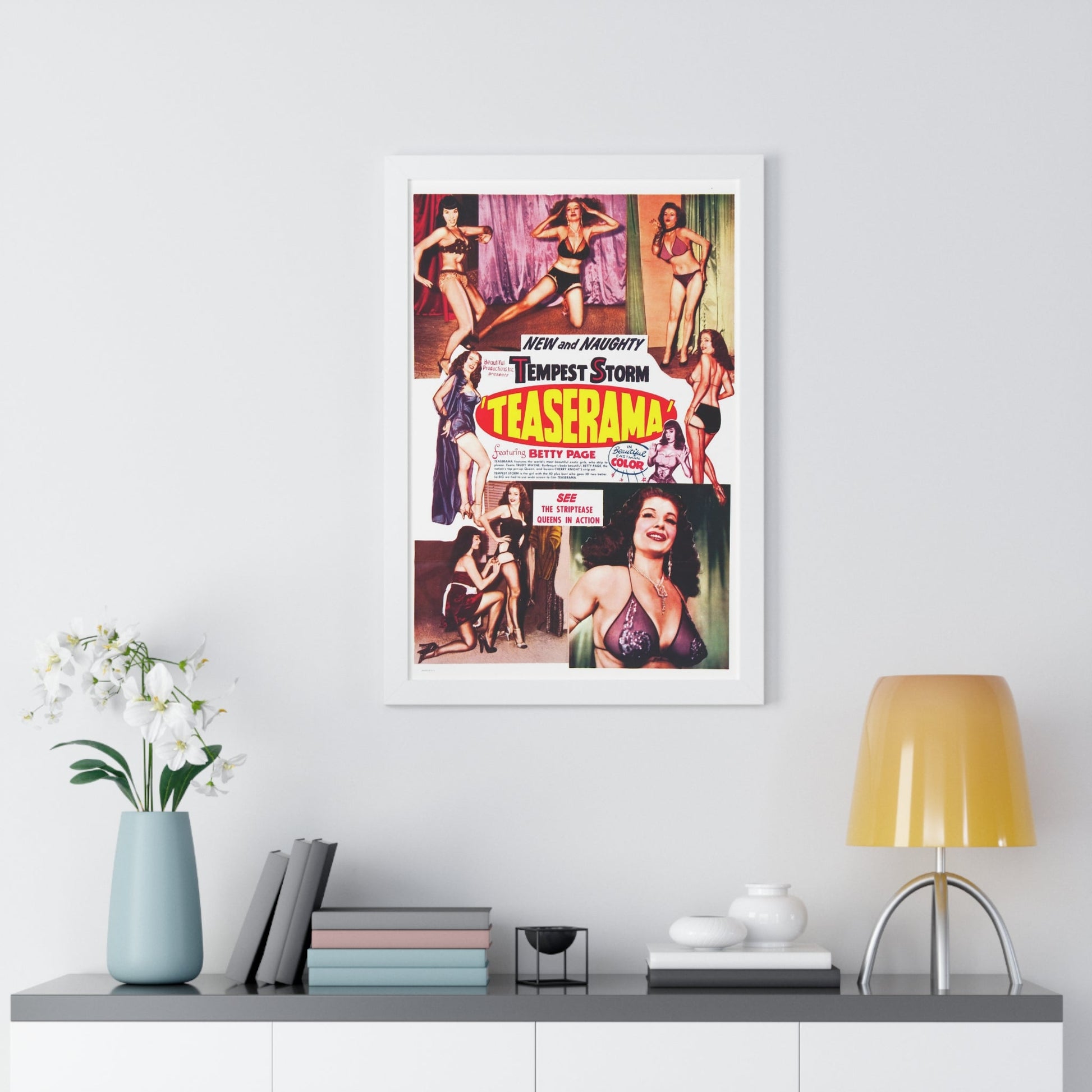 TEASERAMA 1955 - Framed Movie Poster-The Sticker Space