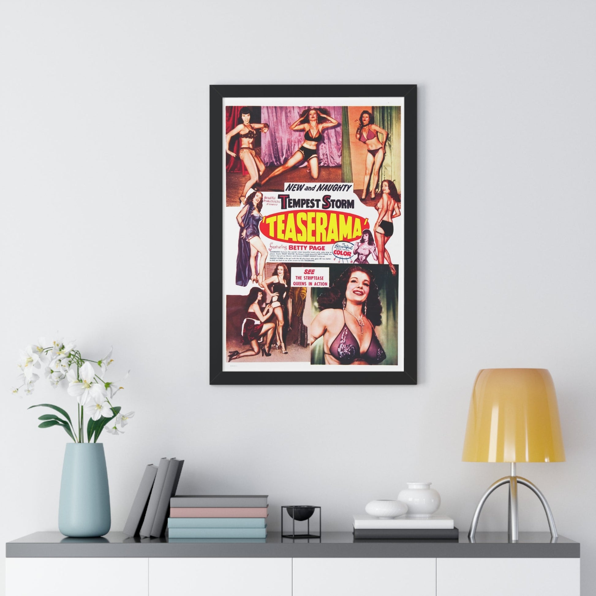 TEASERAMA 1955 - Framed Movie Poster-The Sticker Space