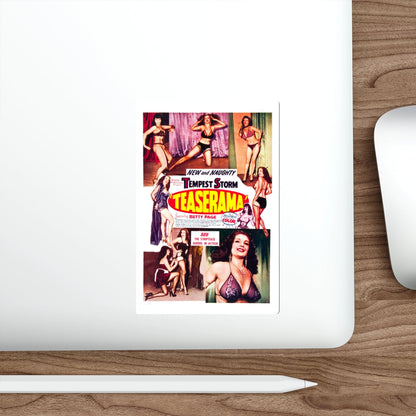 TEASERAMA 1955 Movie Poster STICKER Vinyl Die-Cut Decal-The Sticker Space