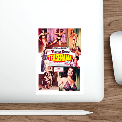 TEASERAMA 1955 Movie Poster STICKER Vinyl Die-Cut Decal-The Sticker Space