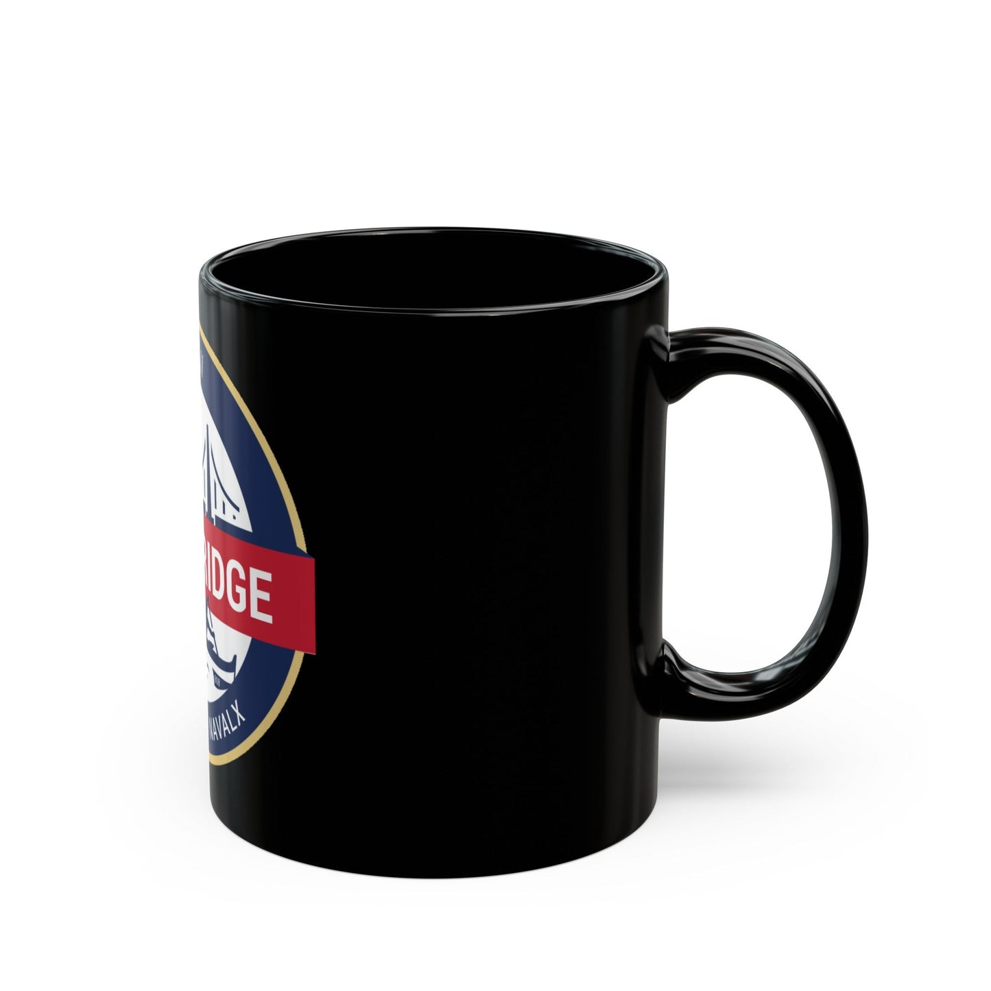 Tech Bridge Hawaii (U.S. Navy) Black Coffee Mug-The Sticker Space