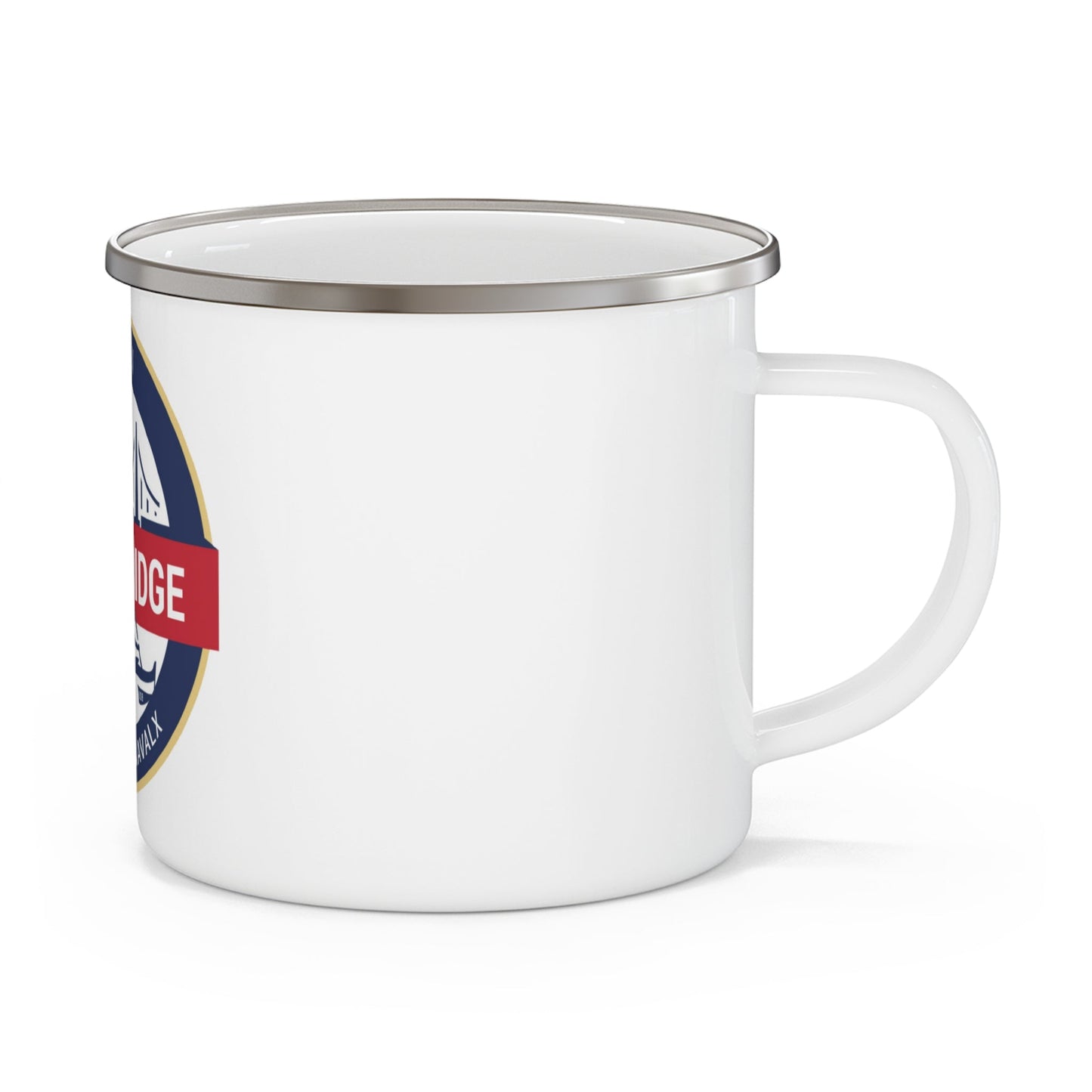 Tech Bridge Hawaii (U.S. Navy) Enamel Mug 12oz-12oz-The Sticker Space