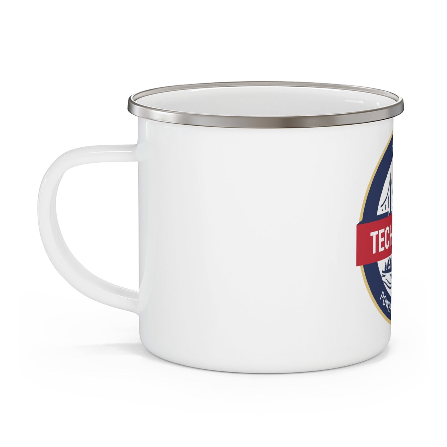 Tech Bridge Hawaii (U.S. Navy) Enamel Mug 12oz-12oz-The Sticker Space