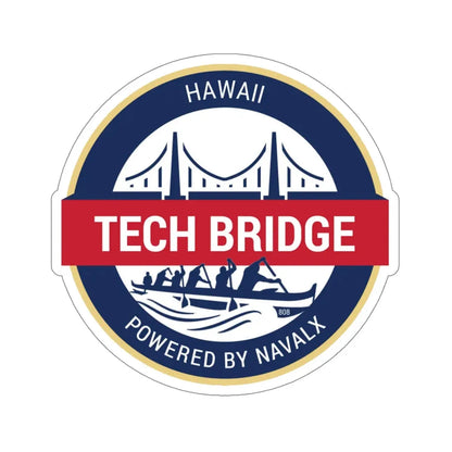 Tech Bridge Hawaii (U.S. Navy) STICKER Vinyl Die-Cut Decal 5 Inch - The Sticker Space