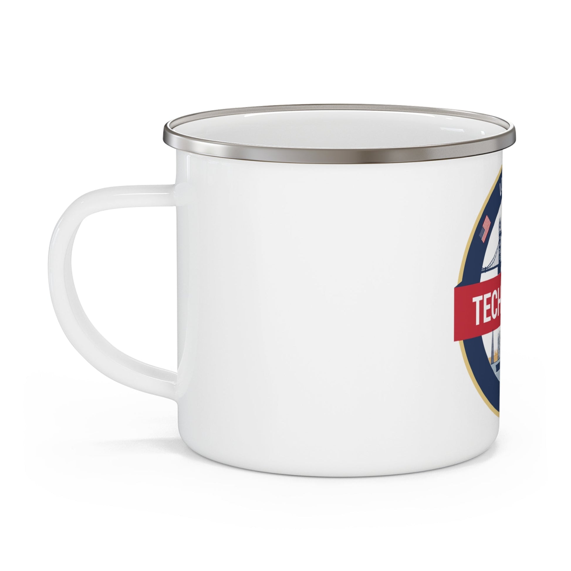 Tech Bridge London (U.S. Navy) Enamel Mug 12oz-12oz-The Sticker Space