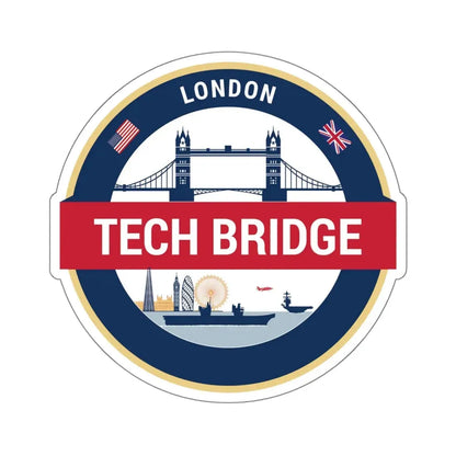 Tech Bridge London (U.S. Navy) STICKER Vinyl Kiss-Cut Decal 6 Inch White - The Sticker Space