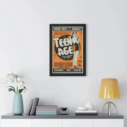 TEEN AGE 1943 - Framed Movie Poster - The Sticker Space