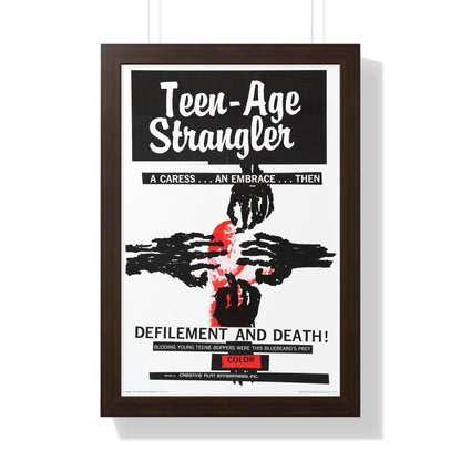 TEEN-AGE STRANGLER 1964 - Framed Movie Poster-16″ x 24″-The Sticker Space