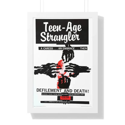 TEEN-AGE STRANGLER 1964 - Framed Movie Poster 16″ x 24″ White - The Sticker Space