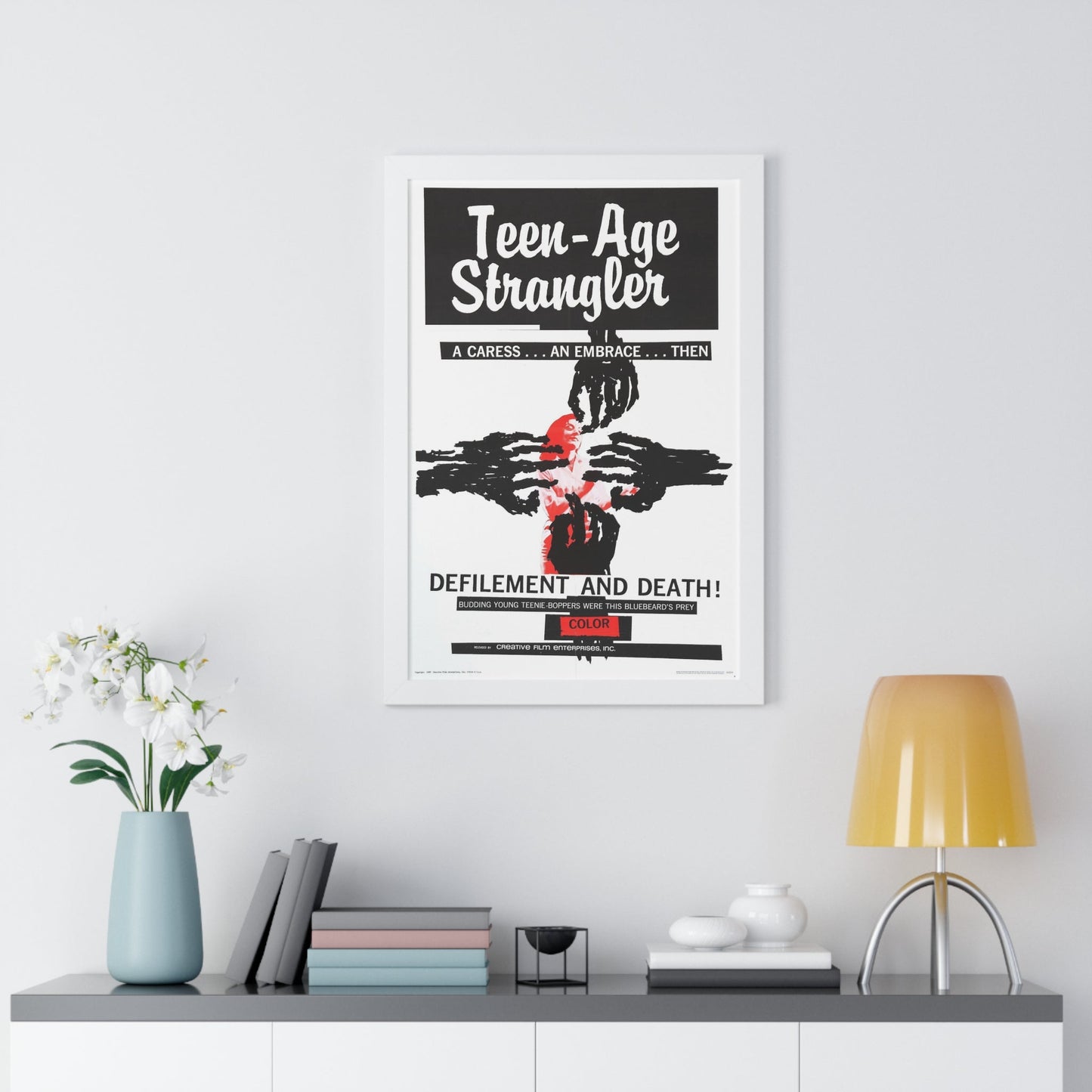 TEEN-AGE STRANGLER 1964 - Framed Movie Poster-The Sticker Space