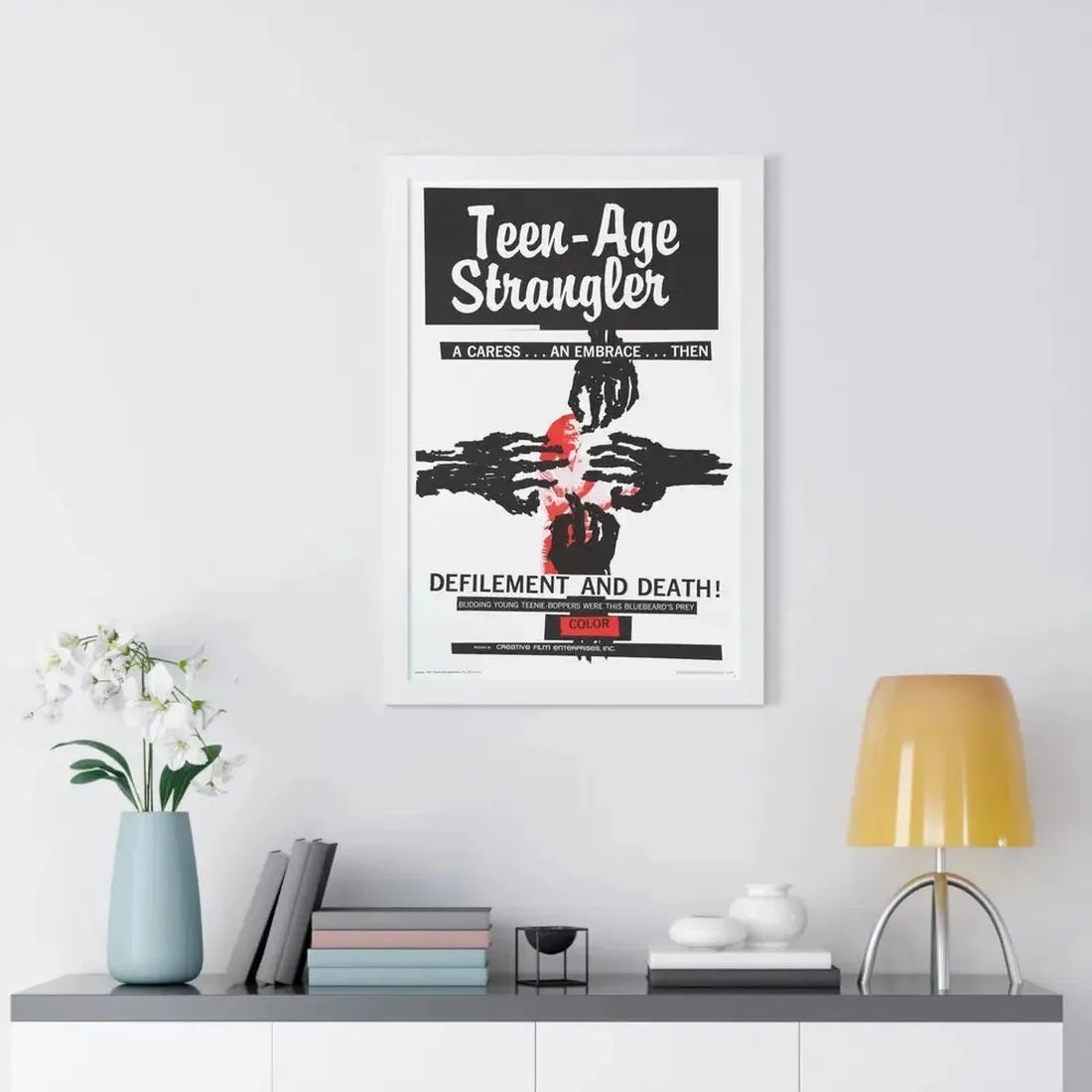 TEEN-AGE STRANGLER 1964 - Framed Movie Poster - The Sticker Space