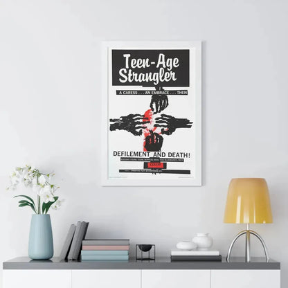 TEEN-AGE STRANGLER 1964 - Framed Movie Poster - The Sticker Space