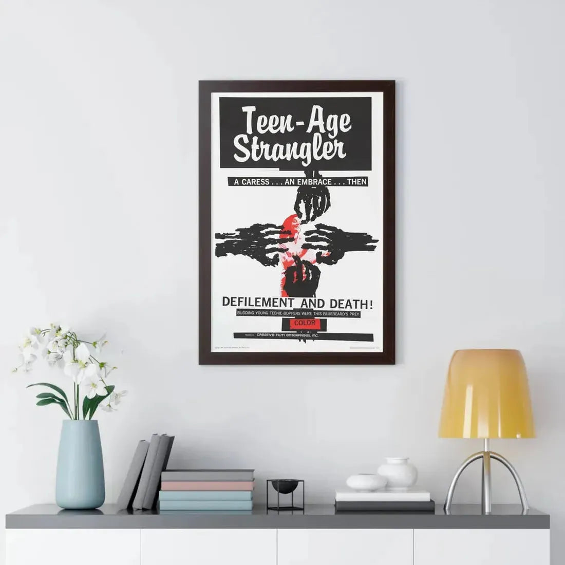 TEEN-AGE STRANGLER 1964 - Framed Movie Poster - The Sticker Space