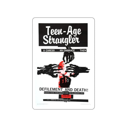 TEEN-AGE STRANGLER 1964 Movie Poster STICKER Vinyl Die-Cut Decal 2 Inch - The Sticker Space