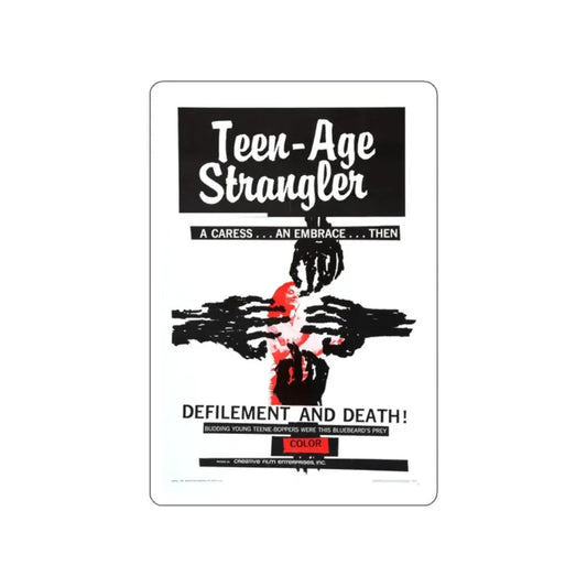 TEEN-AGE STRANGLER 1964 Movie Poster STICKER Vinyl Die-Cut Decal 2 Inch - The Sticker Space