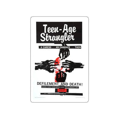 TEEN-AGE STRANGLER 1964 Movie Poster STICKER Vinyl Die-Cut Decal 4 Inch - The Sticker Space