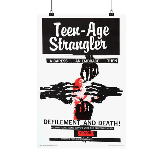 TEEN-AGE STRANGLER 1964 - Paper Movie Poster-12″ x 18″-The Sticker Space